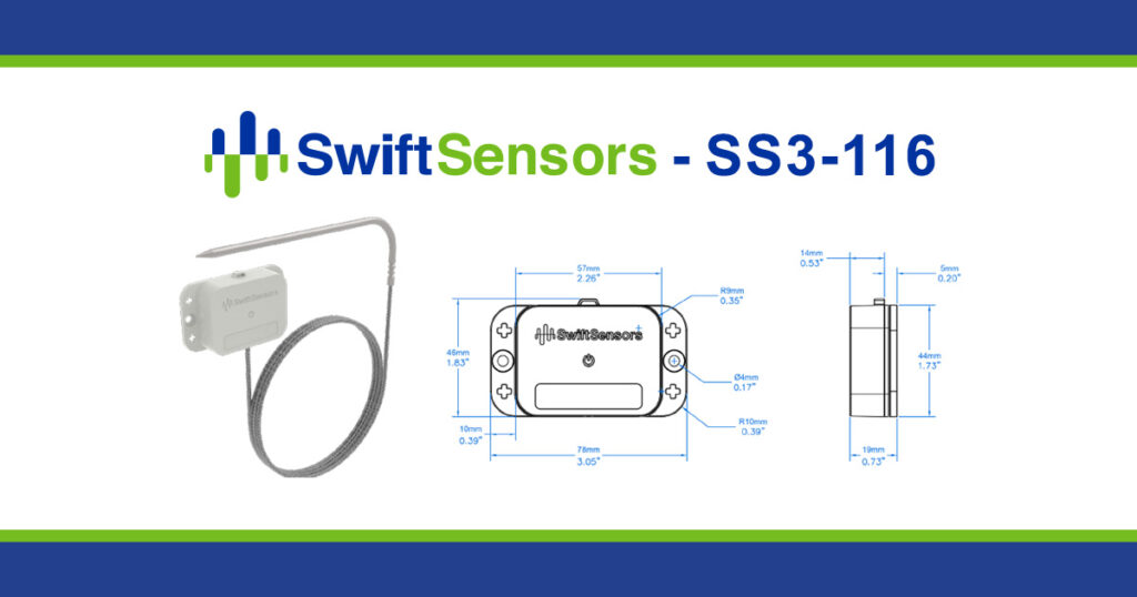 Wireless Remote High-Temperature Sensor with Stainless Steel Cable and Probe - 116